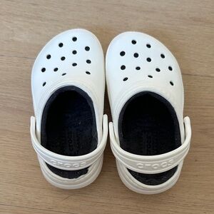 CROCS Kids Classic White Sandals